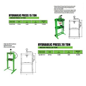 TEKIRO MESIN PRESS 15 20 TON